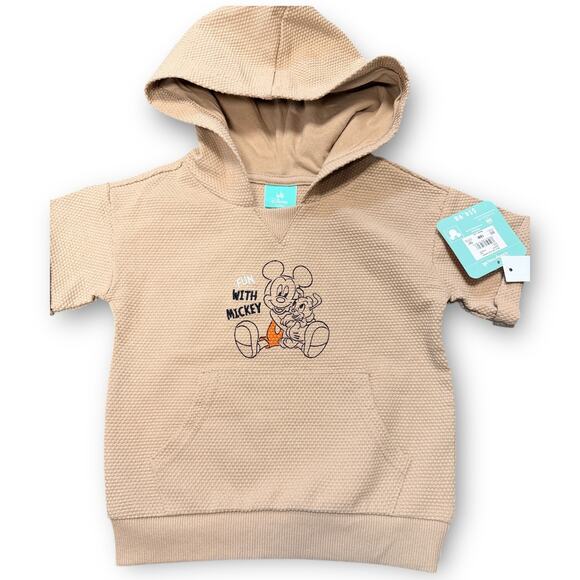 Disney Other - NWT Disney Baby Mickey Mouse Short Sleeve Hoodie | 18M